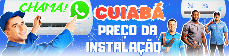 Preço da instalação de ar condicionado em Cuiabá.