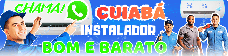 instalador de ar condicionado bom e barato em Cuiabá
